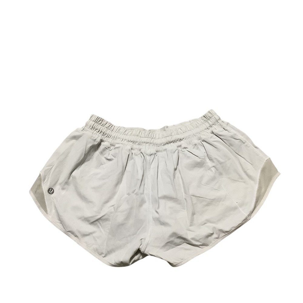 Lululemon white Athletic Shorts with Elastic Waist